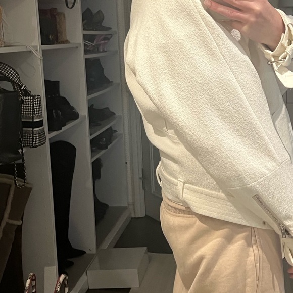 Iro white biker jacket - Picture 8 of 8